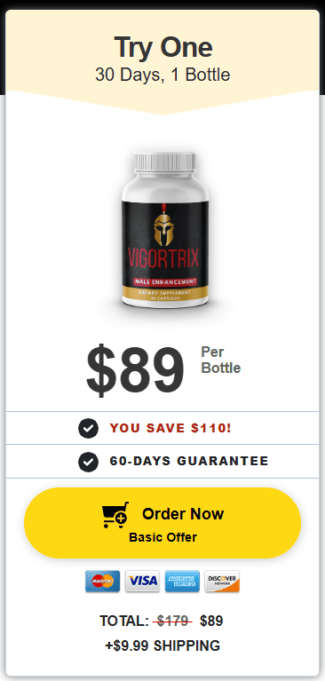 vigortrix 1 bottle price